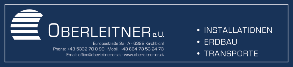 Oberleitner Installationen Erdbau Transporte